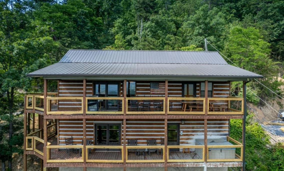 Villa Smoky View With A Twist Pigeon Forge Exterior foto